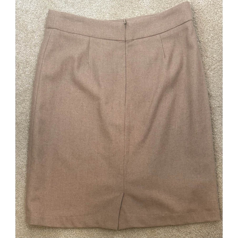 Women's Jade Melody Tam Wool Blend Brown Classic Pencil Skirt Size 6